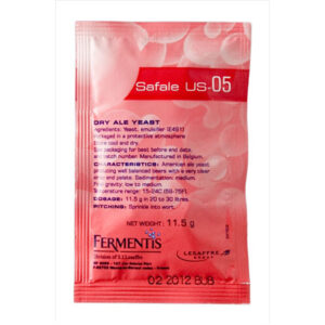 OLD PRODUCT IMAGE Fermentis SafAle US-05 dry yeast for brewing clean and crisp American Ales