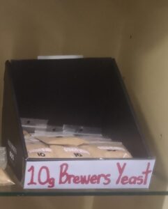 10 grams of Brewers Yeast